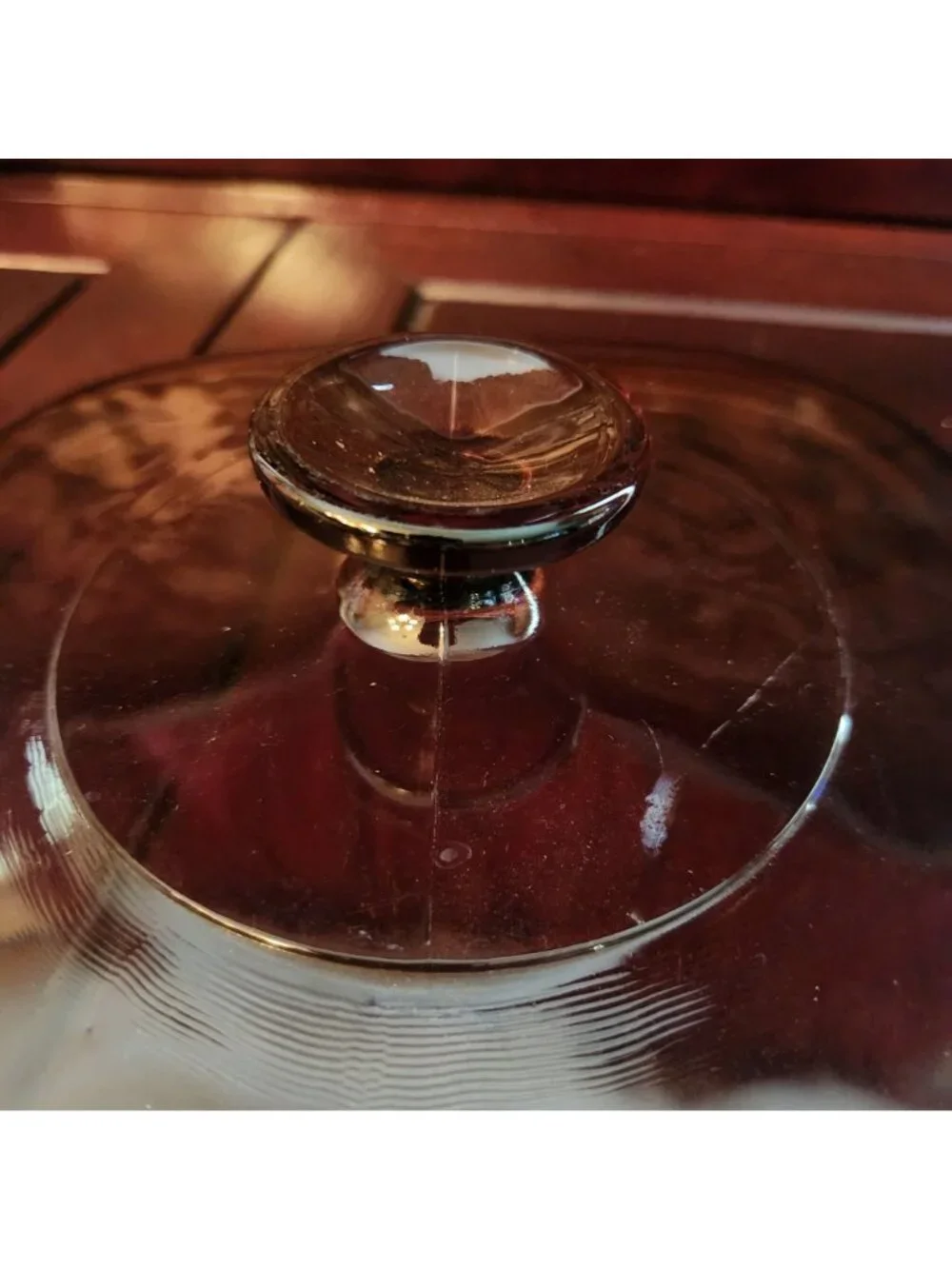 Brown Pyrex Square Clear Glass Replacement Lid for 2.5 qt. Baking Dish